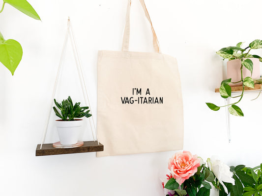 I'm a Vag-itarian Tote Bag